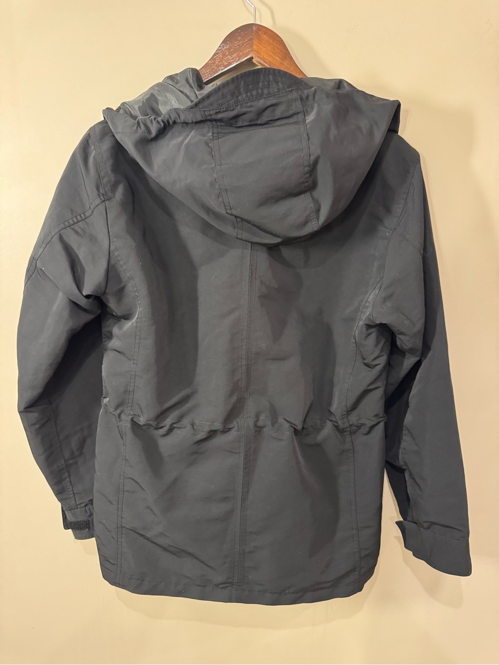 Uniqlo Women’s Black Hooded Utility Field Jacket Size M - Picture 5 of 7